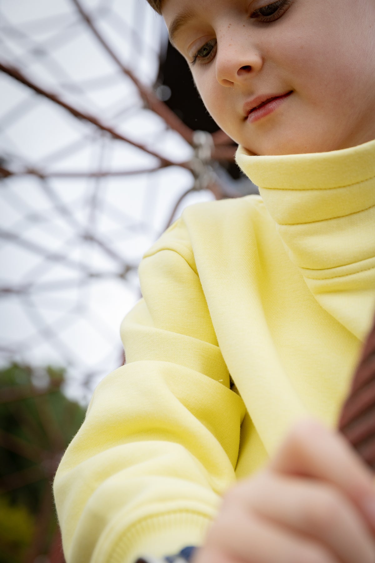The Cowl Neck Jumper in Yellow Iris